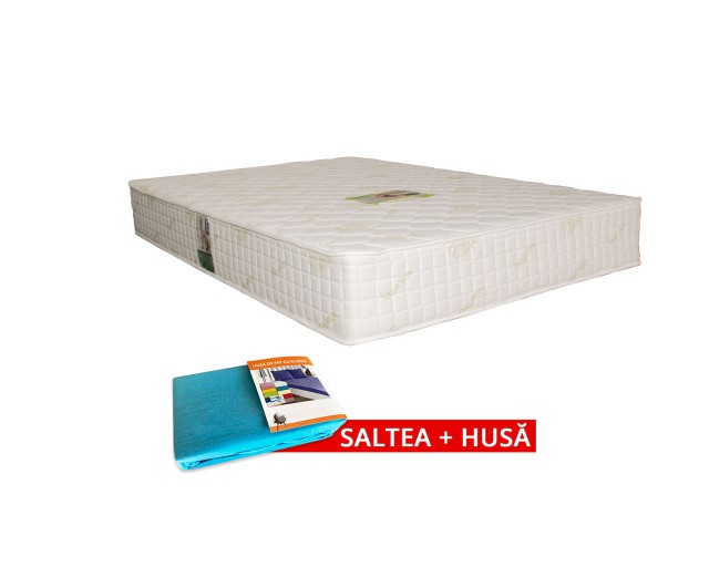 Set Saltea Pocket Spring Saltex 1600x2000 + Husa cu elastic